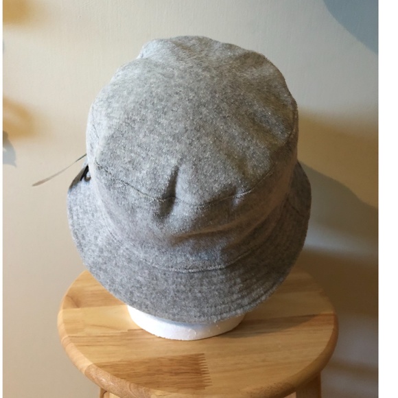 Light gray unisex terry bucket hat NWT - Picture 4 of 7